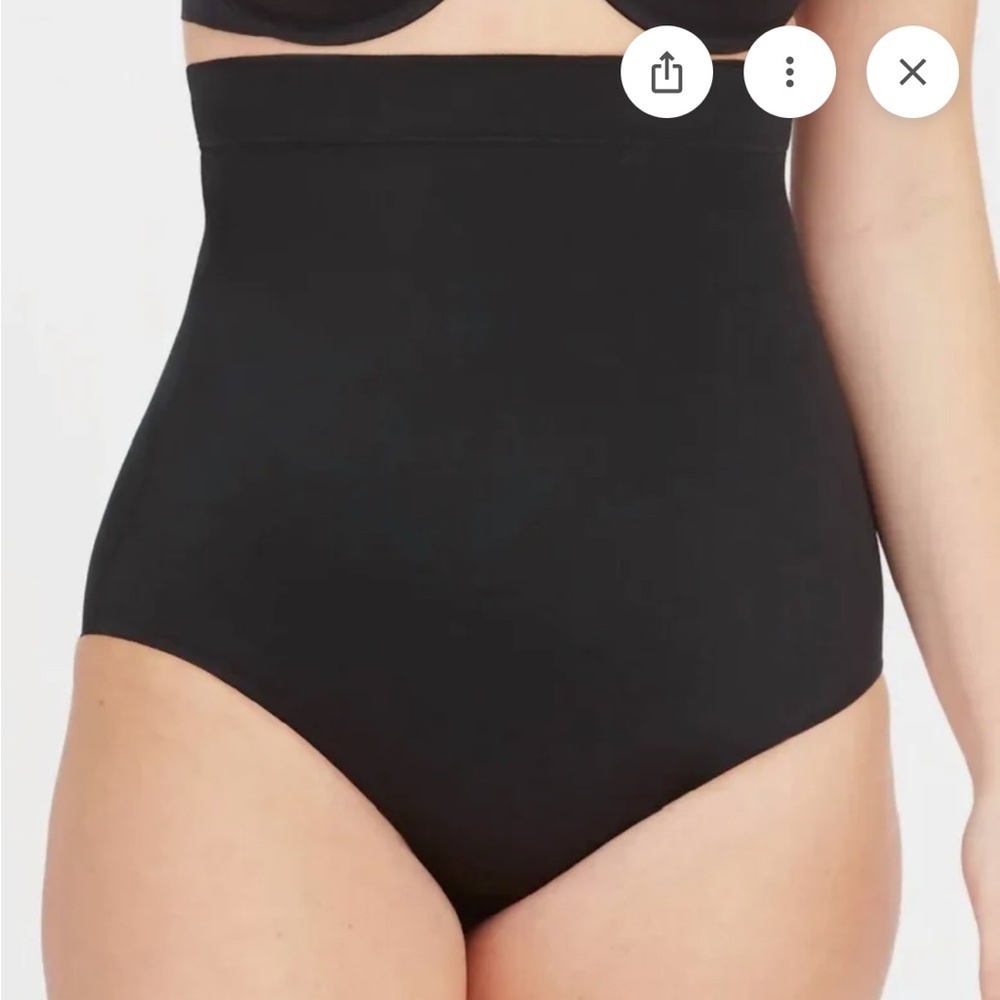 NWT Spanx Suit Your Fancy High Waisted Brief. Size Small. Color is Black